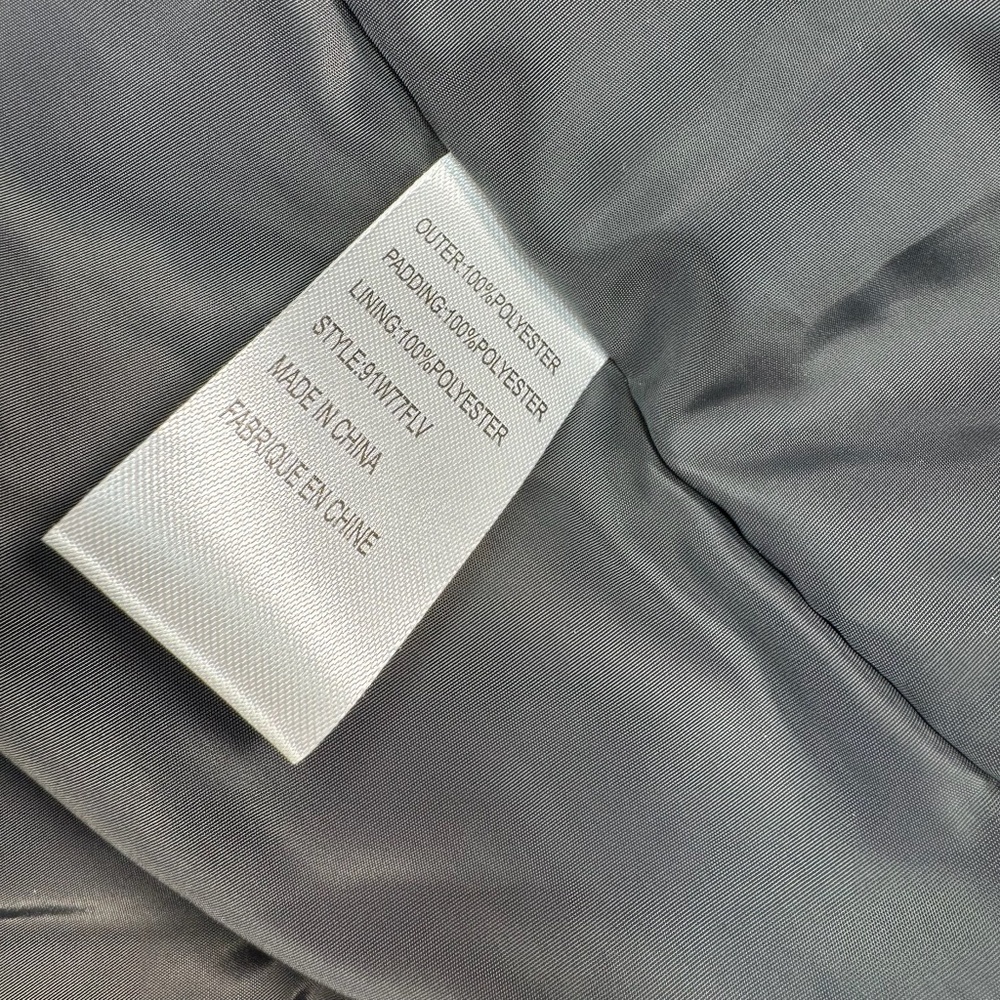 Dylan Faux Fur Puffer Vest Womens Size Small Grey Pocket Zip Up - Picture 4 of 12